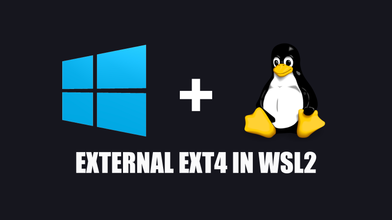 Featured image of post Mounting external EXT4 drive to WSL2